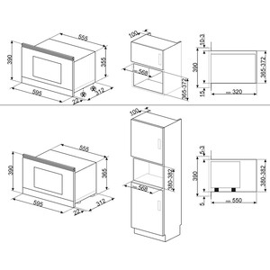 Встраиваемая микроволновая печь Smeg MP722PO