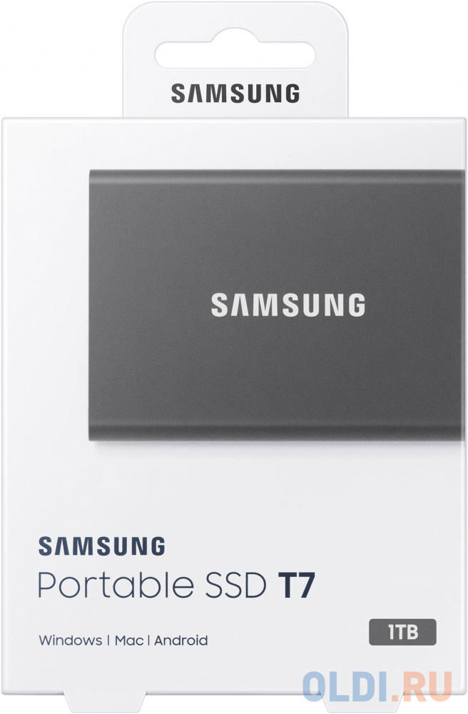 Внешний SSD диск 1.8" 1 Tb USB 3.1 Type-C Samsung MU-PC1T0T/WW серый в Москвe