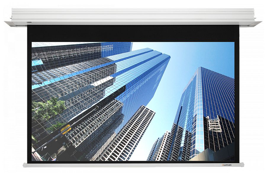 Встраиваемый экран с электроприводом Lumien Master Recessed Control 182х217 см (LMRC-100203)