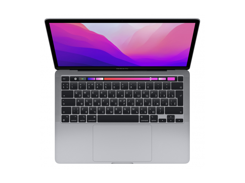 Ноутбук APPLE MacBook Pro 13 (2022) (Русская / Английская раскладка клавиатуры) Space Grey (Apple M2/8192Mb/256Gb SSD/Wi-Fi/Bluetooth/Cam/13.3/2560x1600/Mac OS)