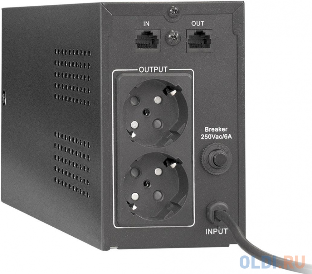 Exegate EP285475RUS ИБП ExeGate Power Back BNB-850.LED.AVR.EURO.RJ <850VA/480W, LED, AVR,2 евророзетки, RJ45/11, Black> в Москвe