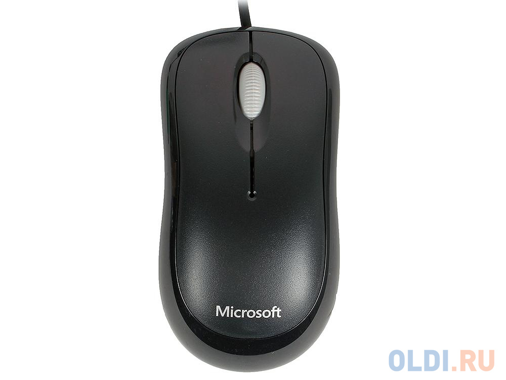 Мышь Microsoft Basic черная оптическая (1000dpi) USB (2but) 4YH-00007 [for business] в Москвe