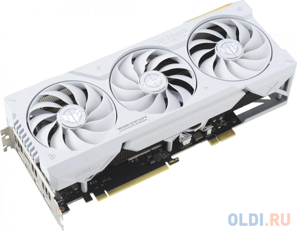 Видеокарта Asus PCI-E 4.0 TUF-RTX4070TIS-O16G-BTF-WHITE NVIDIA GeForce RTX 4070TI Super 16Gb 192bit GDDR6X 2640/21000 HDMIx2 DPx3 HDCP Ret в Москвe