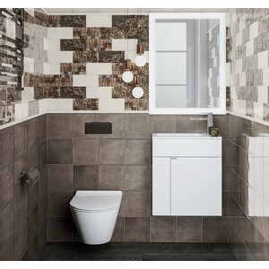 Тумба с раковиной Kerama Marazzi Lato 50 белая (LAT.50.1\WHT, LA.wb.50) в Москвe