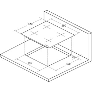 Индукционная варочная панель Kuppersberg ICS 604 W