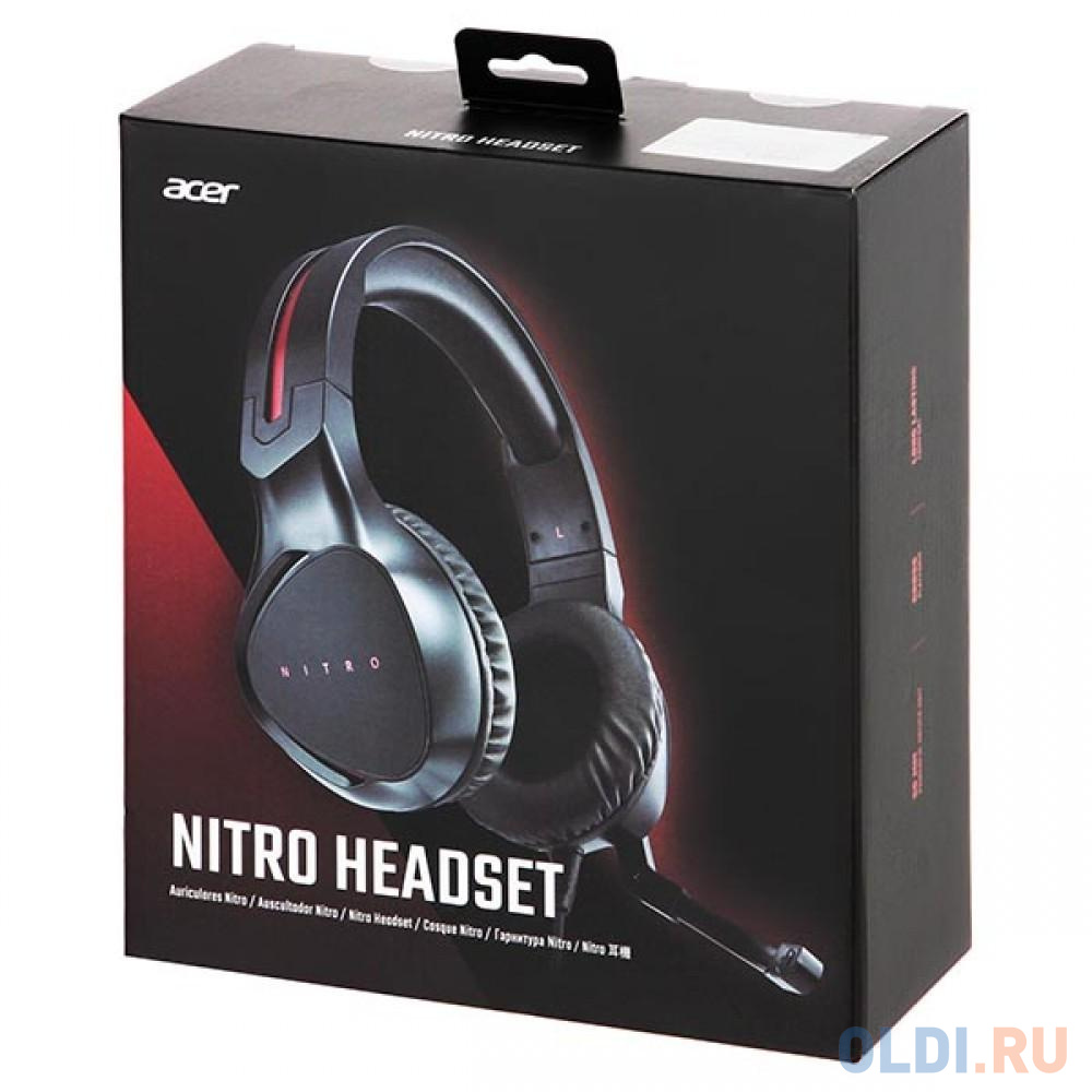Наушники с микрофоном Acer Nitro NHW820 черный мониторы оголовье (NP.HDS1A.008)