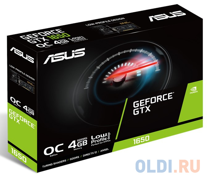 Видеокарта ASUS GeForce GTX 1650 OC edition 4096Mb
