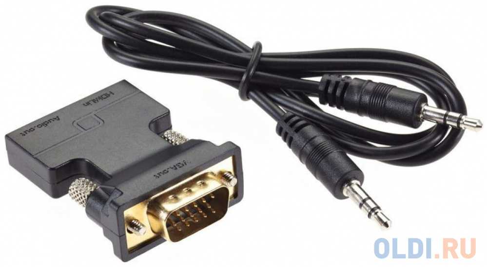 Переходник HDMI(F) --> VGA(M)+audio,1080*60Hz, VCOM <CA336A> в Москвe