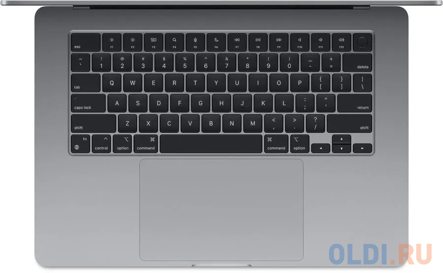 Ноутбук Apple MacBook Air A2941 M2 8 core 8Gb SSD256Gb/10 core GPU 15.3" IPS (2880x1864) Mac OS grey space WiFi BT Cam (MQKP3ZS/A)