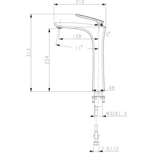 Смеситель для раковины Lemark Bellario (LM6809C)