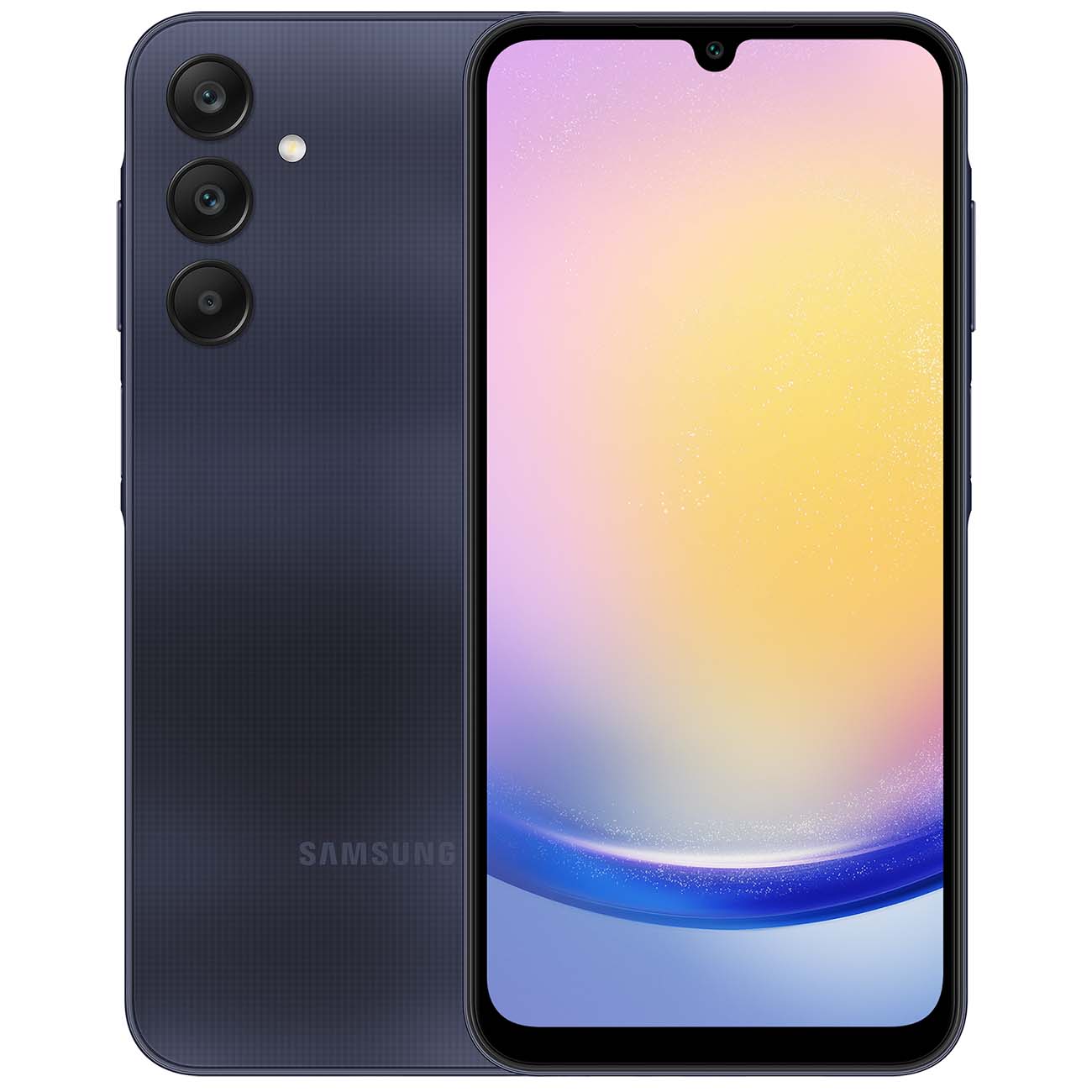 Смартфон Samsung Galaxy A25 5G, 6.5" 1080x2340 AMOLED, Samsung Exynos 1280, 6Gb RAM, 128Gb, 3G/4G/5G, NFC, Wi-Fi, BT, 3xCam, 2-Sim, 5000 мА⋅ч, USB Type-C, Android 14, темно-синий (SM-A256EZKDMEA)