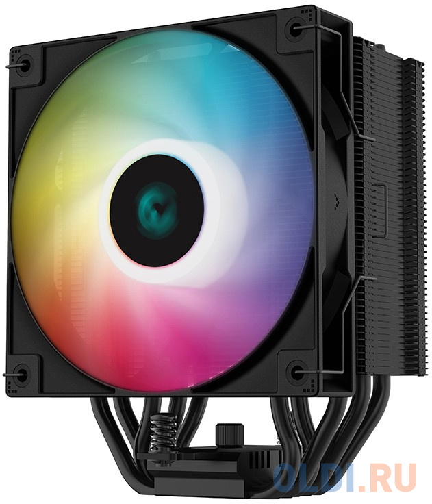 DEEPCOOL AG500 BK ARGB LGA1700/1200/115X/AM5/AM4 (12шт/кор, TDP 240W, PWM, ARGB Fan 120mm, 5 тепл. трубок) RET