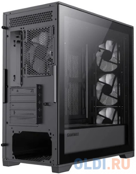 Корпус microATX GameMax DEFENDER TG Без БП чёрный