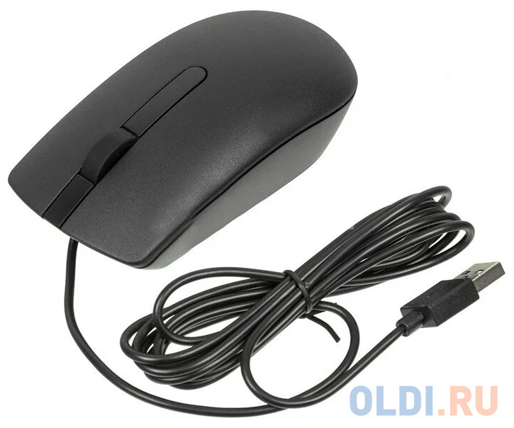 Dell Mouse MS116 Wired; USB; optical; 1000 dpi; 3 butt; Black