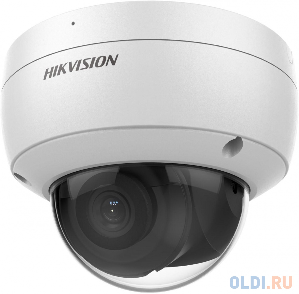 Камера IP Hikvision DS-2CD2123G2-IU CMOS 1/2.8&quot; 4 мм 1920 x 1080 H.264 H.264+ H.265+ MJPEG Ethernet RJ-45 PoE белый
