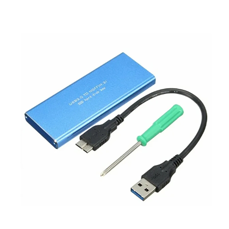 Бокс Vbparts NGFF M2 USB 3.0 Blue 057928 в Москвe