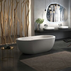 Акриловая ванна BelBagno 170x79 слив-перелив, хром (BB13-1700-CRM)