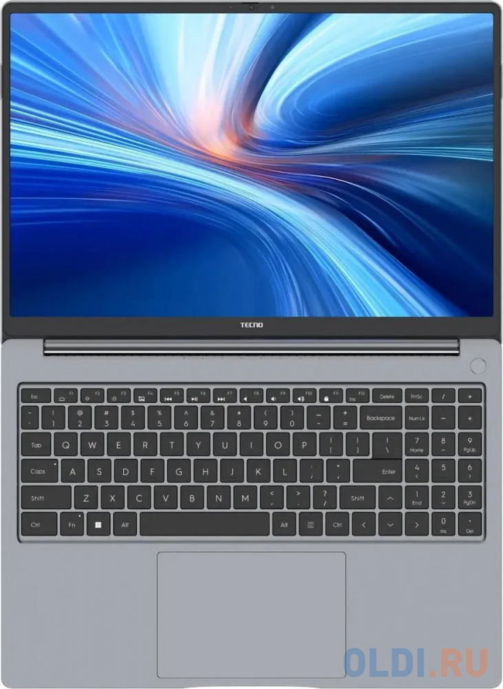 Ноутбук TECNO MegaBook T16 16", 2024, IPS, Intel Core i5 13420H 2.1ГГц, 8-ядерный, 16ГБ LPDDR4x, 512ГБ SSD,  Intel UHD Graphics, без операционной