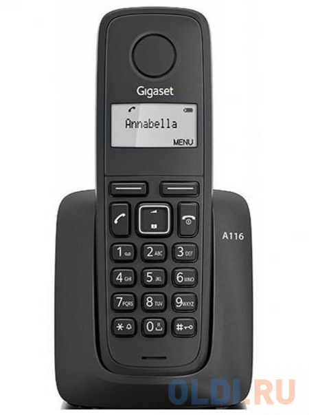 Телефон Gigaset A116 Black (DECT)