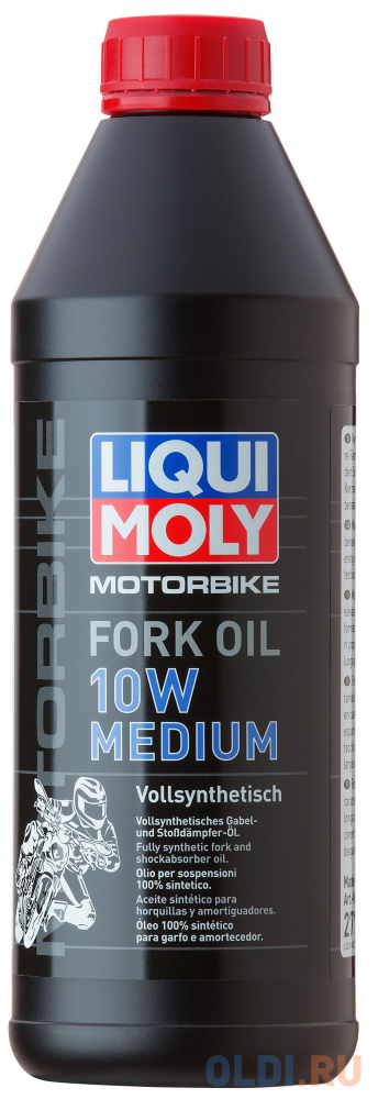 2715 LiquiMoly Синт. масло д/вилок и амортиз. Motorbike Fork Oil  Medium 10W (1л)
