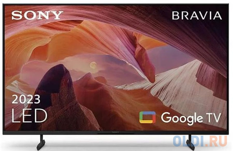 Телевизор LED Sony 65" KD-65X80L BRAVIA черный 4K Ultra HD 60Hz DVB-T DVB-T2 DVB-C DVB-S DVB-S2 USB WiFi Smart TV