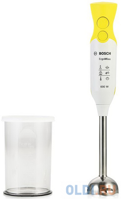 Блендер погружной Bosch MSM66110Y 600Вт белый жёлтый