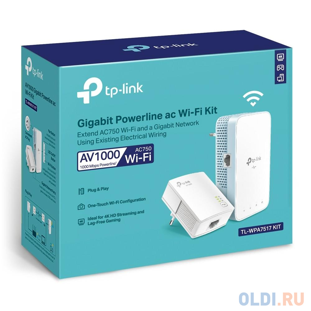 Сетевой адаптер TP-LINK TL-WPA7517 KIT в Москвe