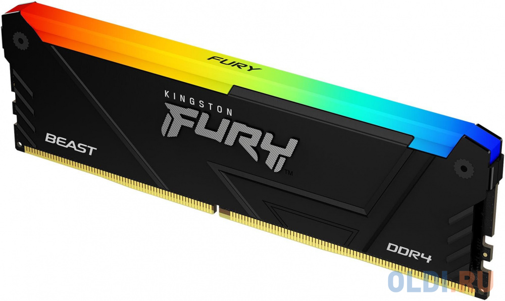 16GB DDR4 3600MHz DIMM FURY Beast Black RGB XMP KF436C18BB2A/16 CL18, 1.35V 288-pin Non-ECC