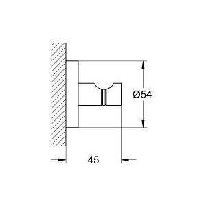 Крючок Grohe Essentials, хром (40364001)