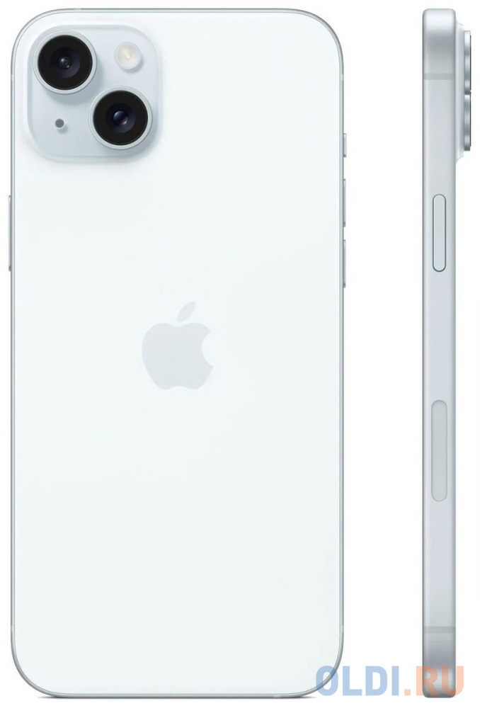 Смартфон Apple A3096 iPhone 15 Plus 128Gb голубой моноблок 3G 4G 2Sim 6.7" 1290x2796 iOS 17 48Mpix 802.11 a/b/g/n/ac/ax NFC GPS GSM900/1800 Touch