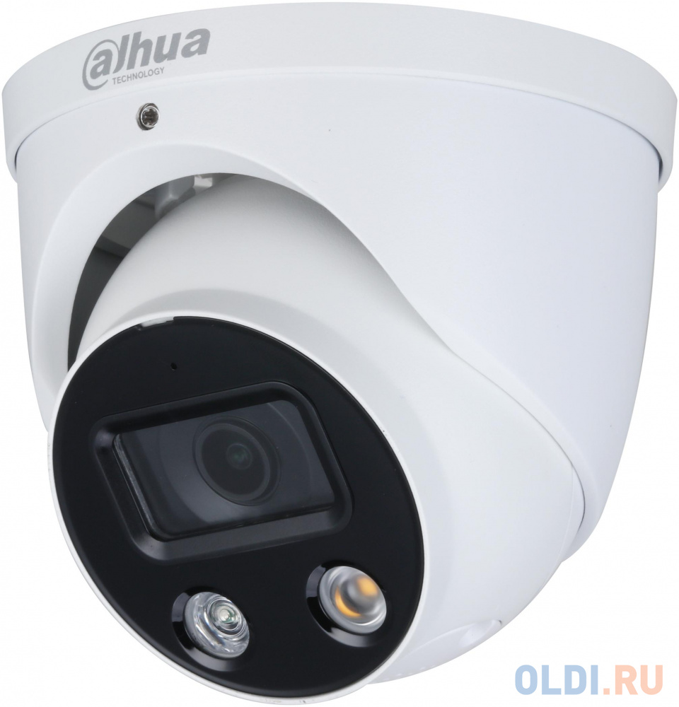 Видеокамера IP Dahua DH-IPC-HDW3449HP-AS-PV-0280B 2.8-2.8мм корп.:белый