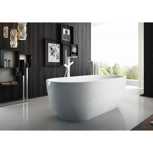 Акриловая ванна BelBagno 150x80 слив-перелив хром (BB70-1500-800) в Москвe