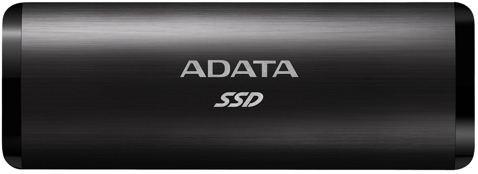 Внешний твердотельный накопитель (SSD) ADATA 512Gb SE760, 1.8", USB 3.2/Type-C, черный (ASE760-512GU32G2-CBK)