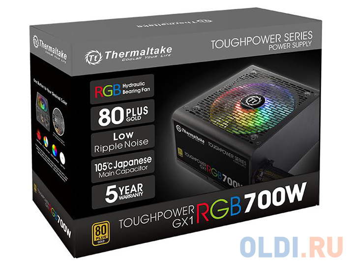 Блок питания Thermaltake Toughpower GX1 RGB 700 Вт в Москвe