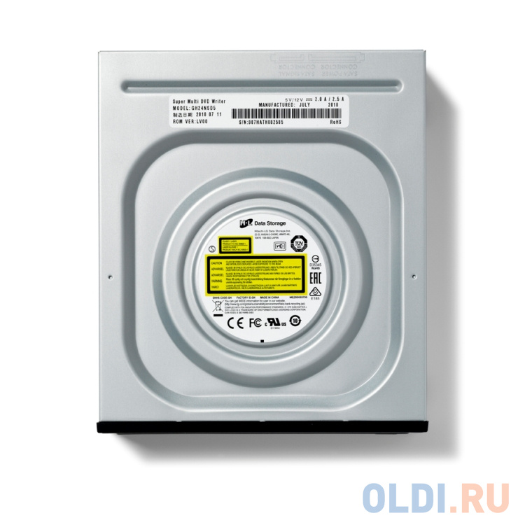 Оптич. накопитель DVD±RW HLDS (Hitachi-LG Data Storage) GH24NSD5 Black <SATA, OEM в Москвe