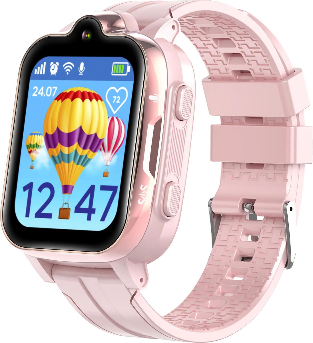 Смарт-часы Кнопка жизни Aimoto Trend, 1.69" IPS, розовый (8209922)