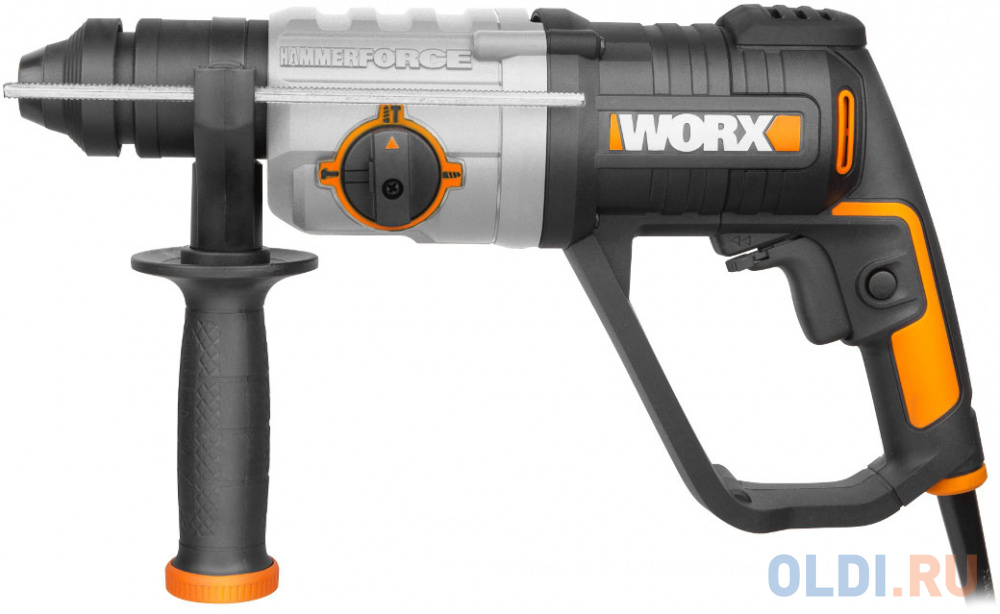 Перфоратор WORX WX339  800Вт 2.5Дж 0-1050об/мин 0-5300уд/мин Ф26мм 3.3кг