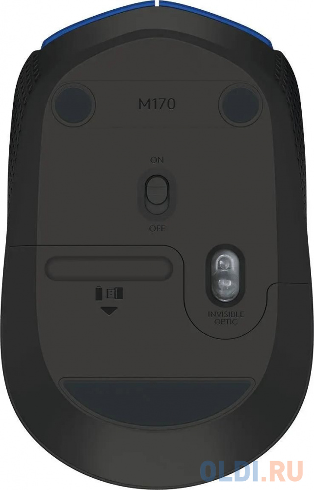 Мышь беспроводная Logitech M171 Blue (синяя, оптическая, 1000dpi, 2.4 GHz/USB-ресивер) (арт. 910-004644, M/N: M-R0060 / C-U0010)