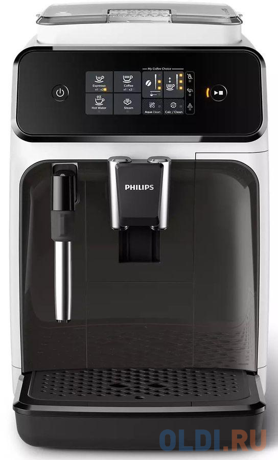 Кофемашина Philips Series 1200 1500 Вт черный белый