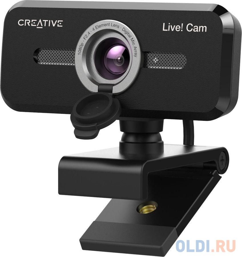 Камера Web Creative Live! Cam SYNC 1080P V2 черный 2Mpix (1920x1080) USB2.0 с микрофоном в Москвe