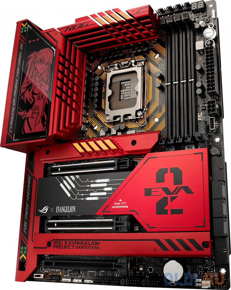 ASUS ROG MAXIMUS Z790 HERO EVA-02, LGA1700, Z790, 4*DDR5, HDMI, 6xSATA3 + RAID, M2, Audio, Gb LAN, USB 3.2, USB 2.0, ATX; 90MB1CI0-M0EAY0