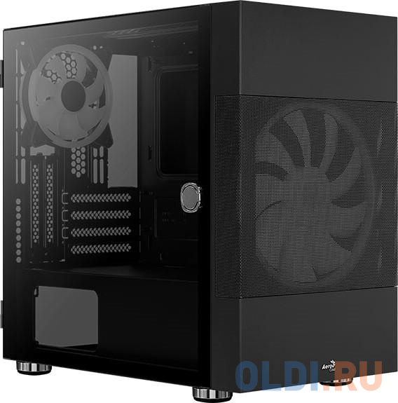 Корпус microATX Aerocool Atomic-G-BK-v1 Без БП чёрный в Москвe