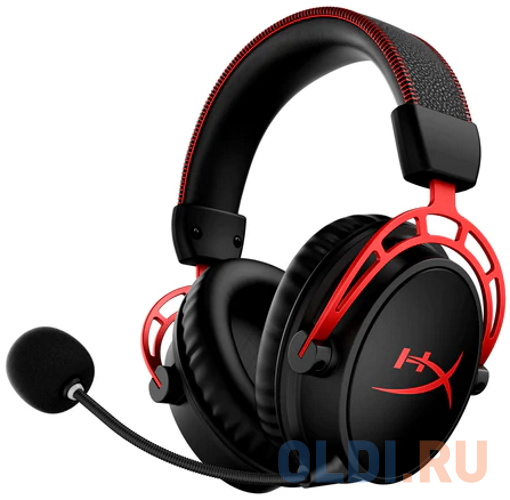 Игровая беспроводная гарнитура HyperX Cloud Alpha (2,4 ГГц, USB, 50 мм, сменные амбушюры, 4P5D4AA/HHSA1-DH-BK/G)