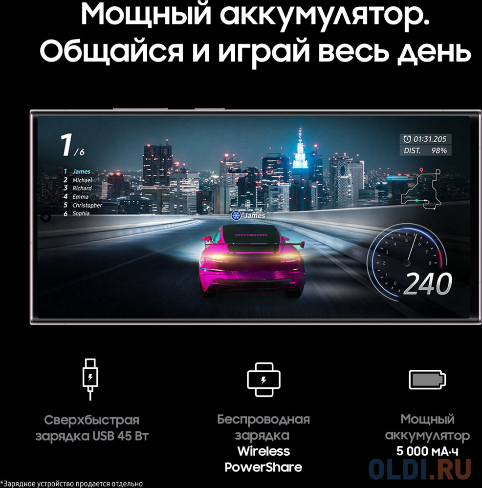 Мобильный телефон GALAXY S23 ULTRA 12/512GB LIGHT PINK SAMSUNG