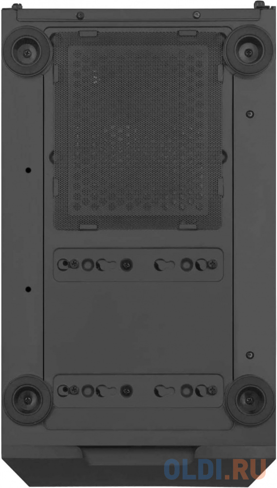 Корпус microATX SilverStone SST-FAH1MB-G Без БП чёрный
