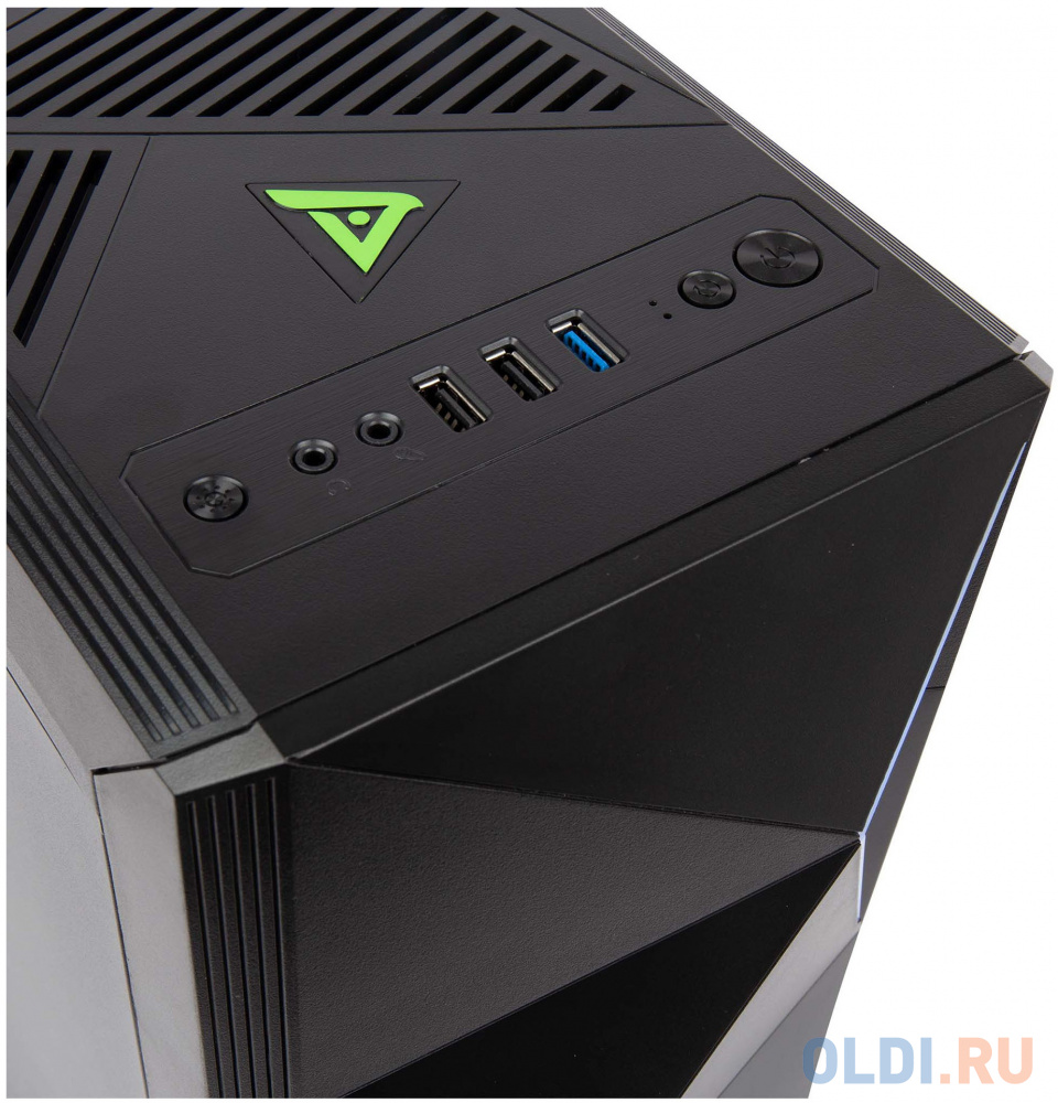 Корпус Hiper A68 черный без БП ATX 1x92mm 2xUSB2.0 1xUSB3.0 audio bott PSU в Москвe