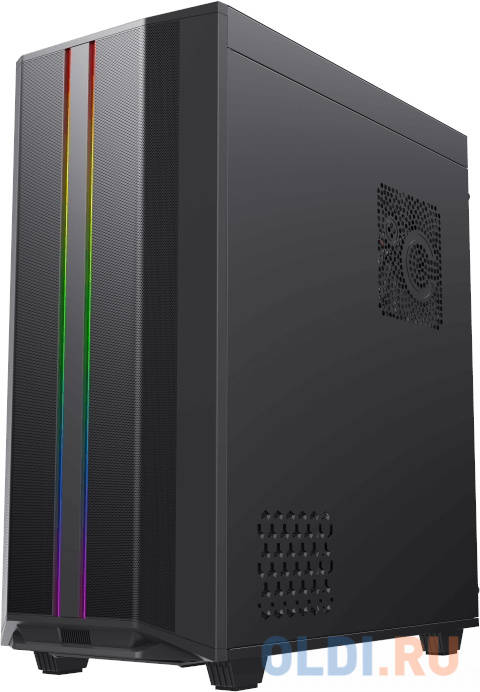 GameMax Корпус Precision COC Black (T808) (ATX, Черн, 2*USB 3.0, Зак.стекло, 1*120мм+ COC, без БП)