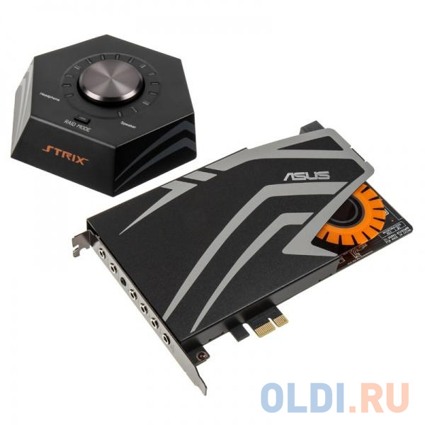 Звуковая карта Asus PCI-E Strix Raid DLX (C-Media 6632AX) 7.1 Ret