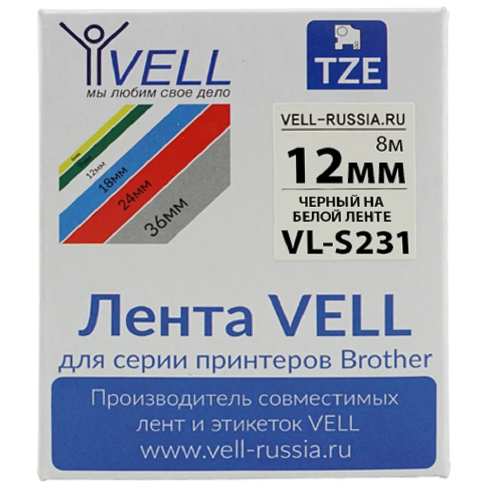 Лента для PT 1010/1280/D200/H105/E100 Vell