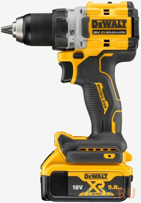 Аккумуляторная безударная бесщеточная дрель-шуруповерт DeWalt DCD800P2T-QW